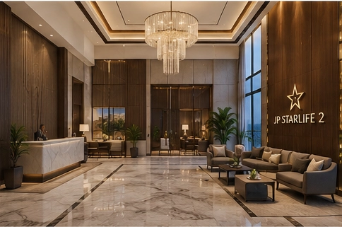 Luxury living room at JP StarLife